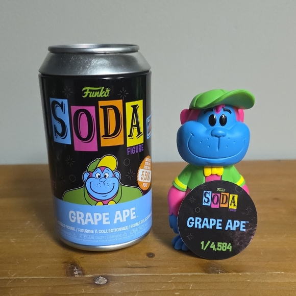 Funko Other - Funko Soda Grape Ape Blue and Green Figure with Can
